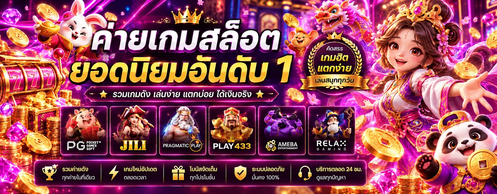 ภาพประกอบ PLAY433 สล็อต คู่มือเลือกเกมและทดลองเล่น