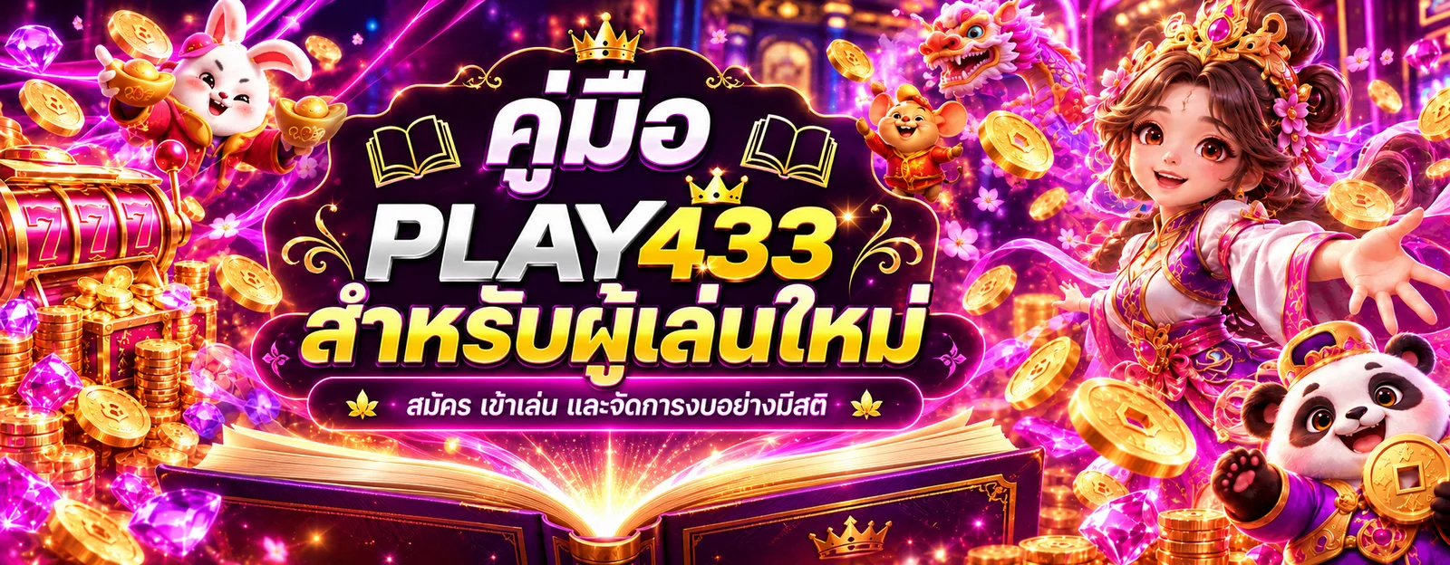 PLAY433 คู่มือผู้เล่นใหม่ สมัครและเข้าใช้งาน